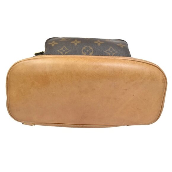 LOUIS VUITTON Montsouris MM Backpack Bag Monogram Leather Brown M51136 18KC526 main image 9